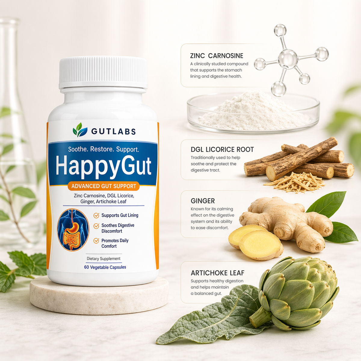 Happy Gut capsules
